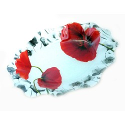 Стъклено плато "Мак"