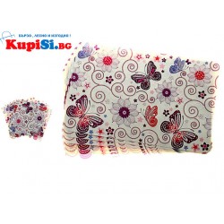 Комплект подложки за сервиране + подложки за чаши 6 броя