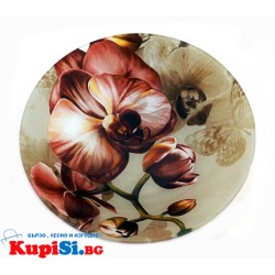 Стъклена купа "Орхидея"