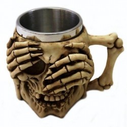 Чаша череп - "Не виждам" ХЕЛОУИН