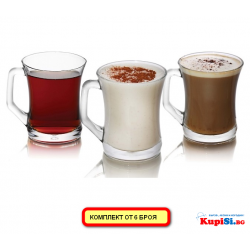 Комплект от 6 броя чаша за топли напитки 