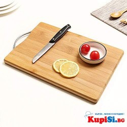 Бамбукова дъска за рязане със закачалка