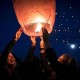 Китайски летящ фенер за пожелания летящи фенери 80см височина