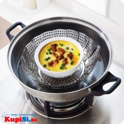 Метална кошница за готвене на пара