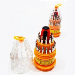 Отверка с комплект от 30 накрайника за всякакви нужди.