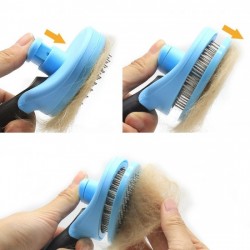 Самопочистваща Груминг четка за кучета и котки Самопочистваща Груминг четка за кучета и котки