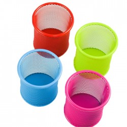 Метален цветен моливник