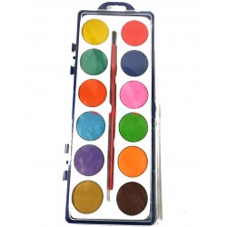 Акварелни боички 12 цвята