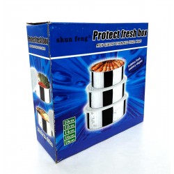 Комплект 5 бр. метални кутии за храна