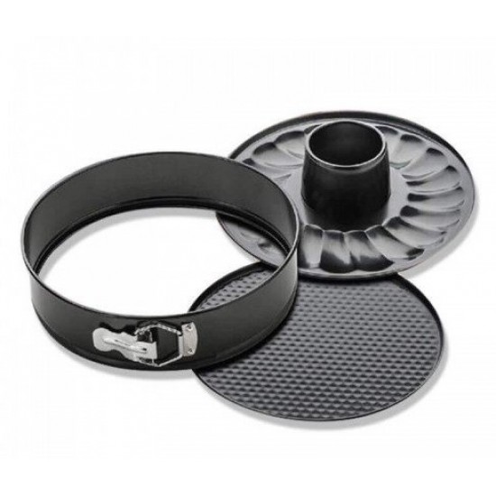 Тефлонова форма за кекс 2 в 1 с падащо дъно