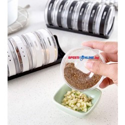 Елегантен комплект за подправки със стойка