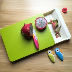 Кухненска дъска за рязане  с подвижна тавичка