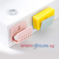 Държач поставка за домакинска гъба за чинии