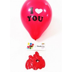 БАЛОНИ "I LOVE YOU" - 10 бр.