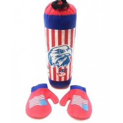 Детска боксова круша + ръкавици America Н40см