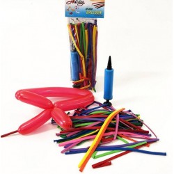 Балони за фигури  + помпа в плик