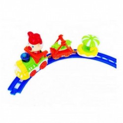 Детска играчка – Цирково музикално влакче с релси