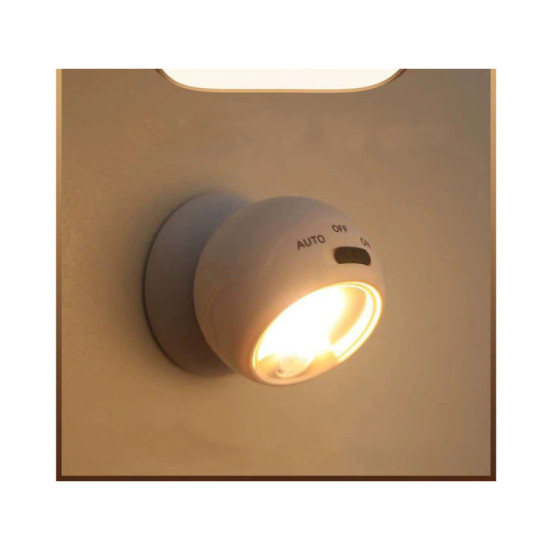 Безжична COB LED лампа със сензор за движение и магнит