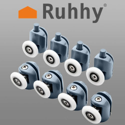Комплект ролки за душ кабина Ruhhy, 8 броя