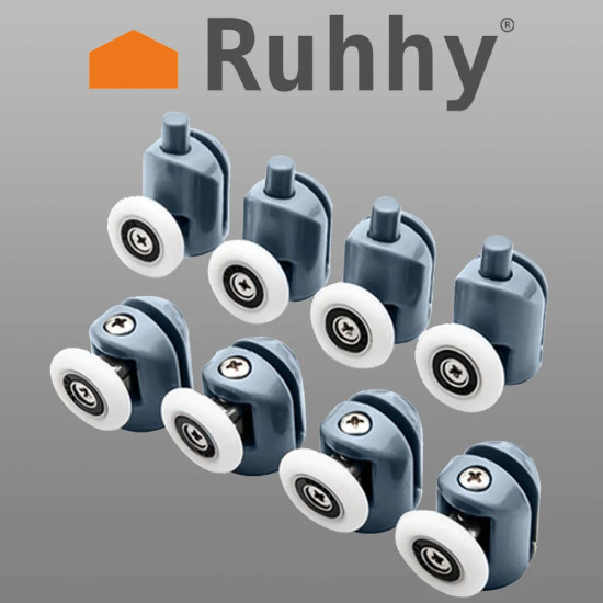 Комплект ролки за душ кабина Ruhhy, 8 броя