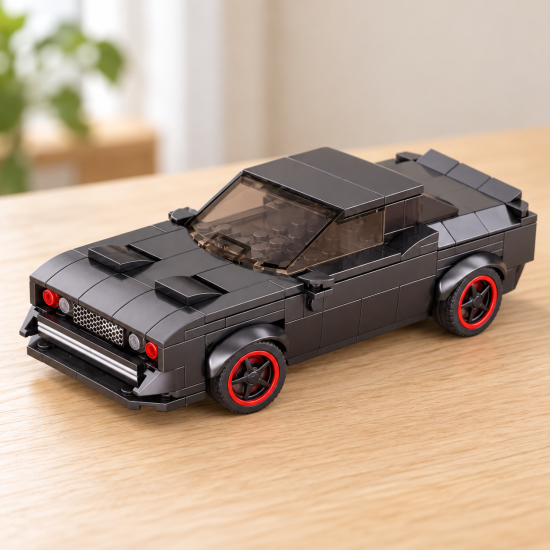 Конструктор Dodge Challenger с дистанционно, 244 части, 1:20
