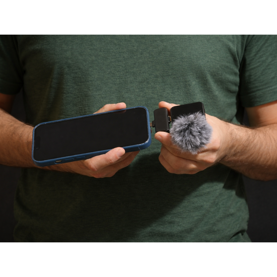 Безжични микрофони за телефон – 2 бр., USB-C и Lightning