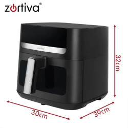 Еър фрайър 8 л, 1800 W с прозорец и 8 програми