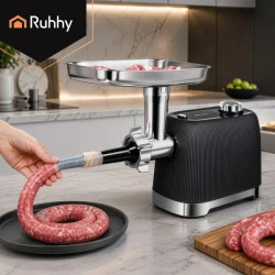 Електрическа месомелачка 2400 W с 3 решетки и обратен ход