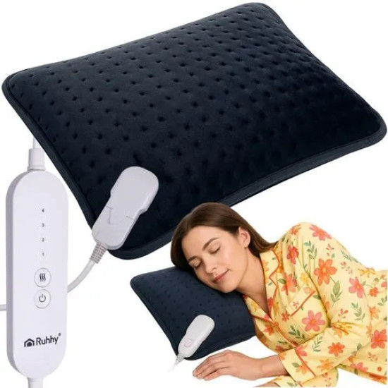 Електрическа възглавница 40 × 30 см, 50 W, 4 степени