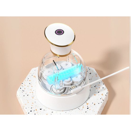 Електрически масажор за глава и скалп, USB, 4 глави
