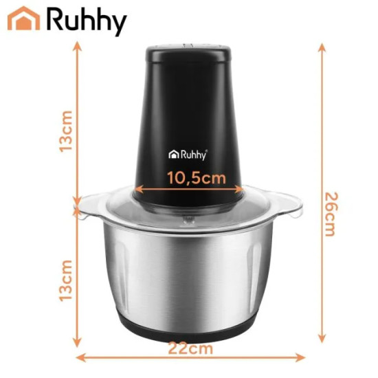 Кухненски чопър 500 W, 2 л с 4 остриета и 2 скорости