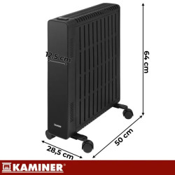 Маслен радиатор 2500 W, 11 ребра с Wi‑Fi и дистанционно