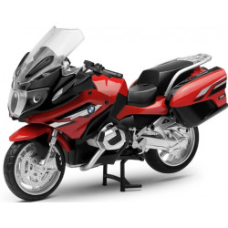 Метален мотор BMW R 1250 RT – модел 1:12 с амортисьори, червен