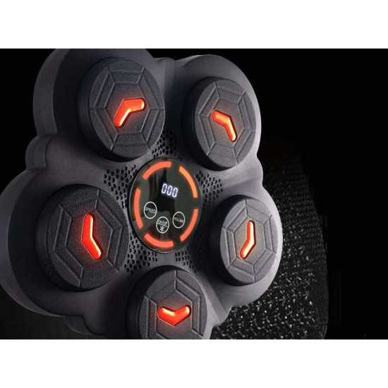 Музикална боксова машина с Bluetooth, LED и ръкавици, зареждане USB-C