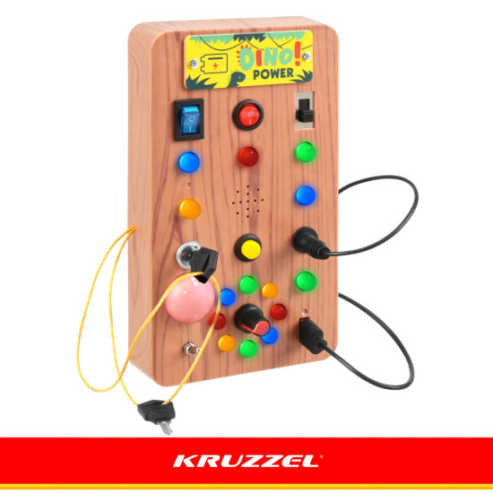 Сензорна дъска busy board с LED светлини Kruzzel