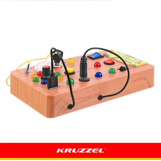 Сензорна дъска busy board с LED светлини Kruzzel