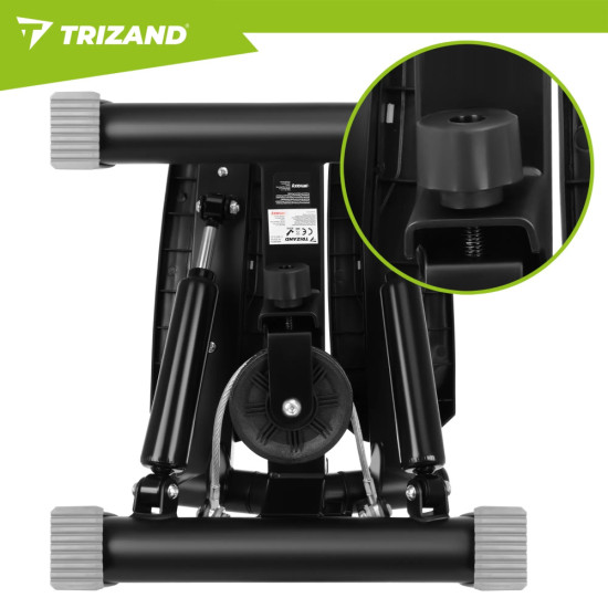Степер с въжета и LCD дисплей Trizand – въртеливо движение, до 120 кг