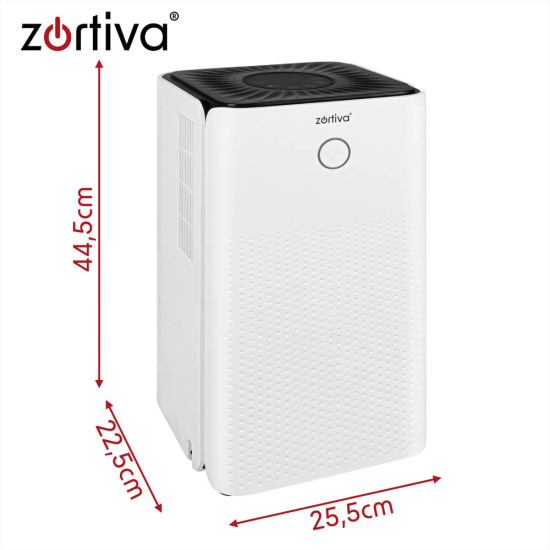 Влагоуловител 12 л/24 ч с Wi-Fi, хигростат и йонизатор Zortiva