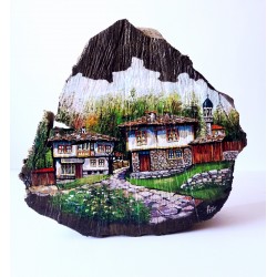 РЪЧНО РИСУВАНА ДЪРВЕНА ФУГУРА