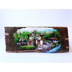 РЪЧНО РИСУВАНИ ДЪРВЕНИ ФУГУРИ