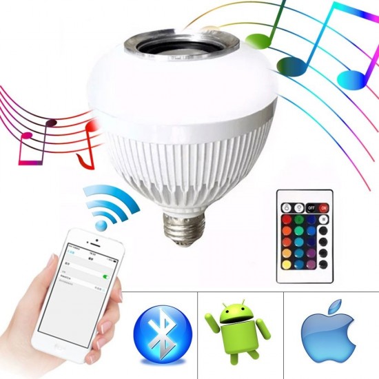 Музикална диско LED крушка с Bluetooth